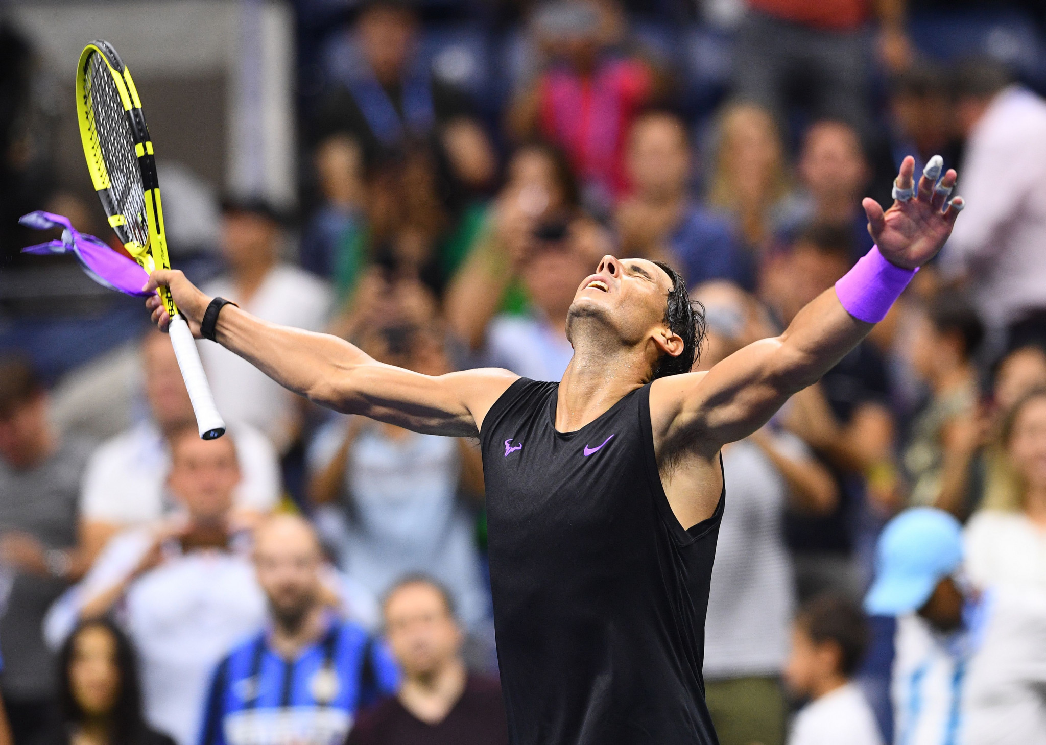 Rafael Nadal won a tricky contest in straight sets ©Getty Images