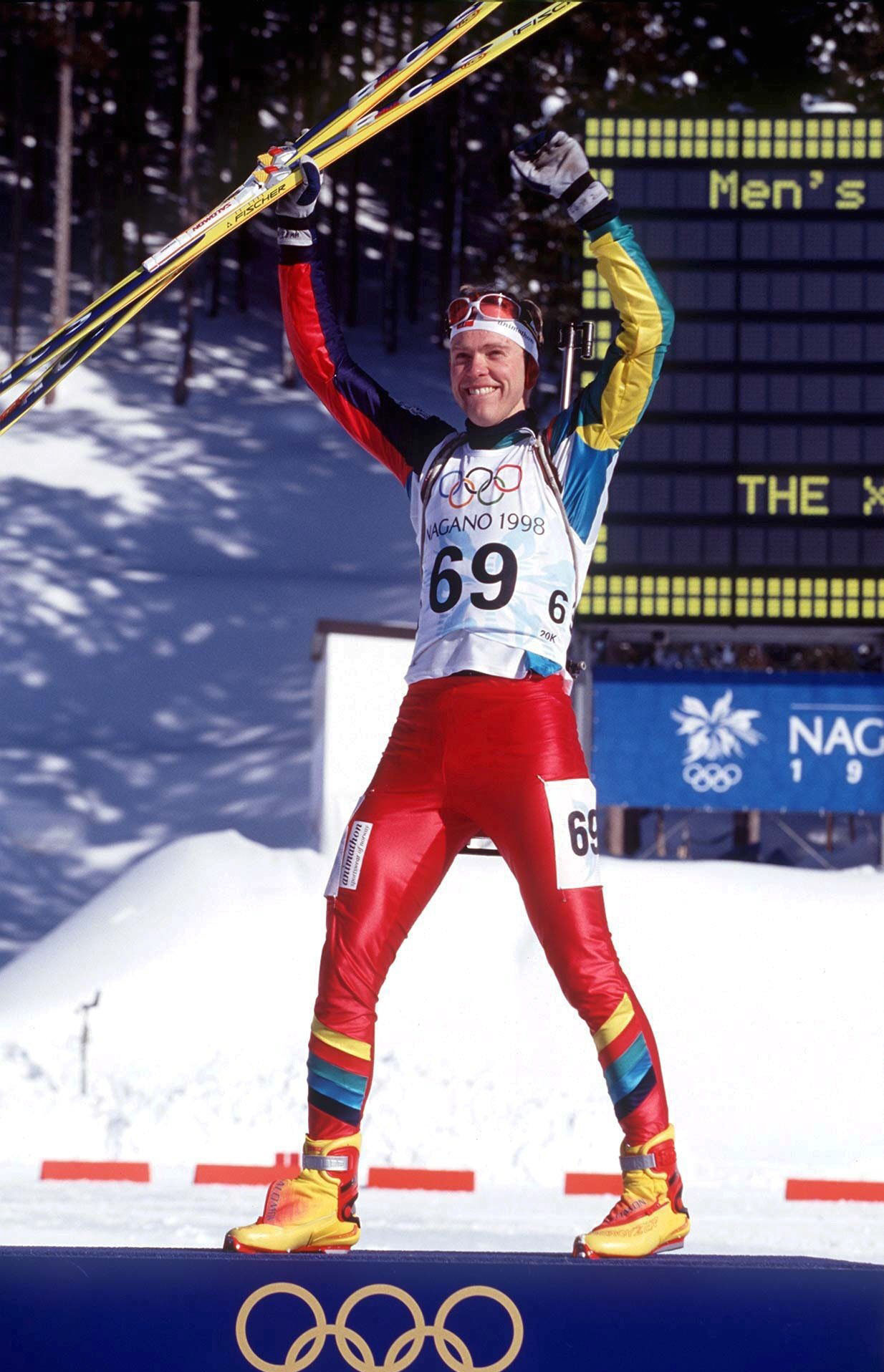 Halvard Hanevold won individual Olympic gold at Nagano 1998 ©Getty Images