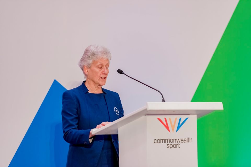 Dame Louise Martin has been re-elected as President of the Commonwealth Games Federation for a second four-year term ©Rwanda CGA