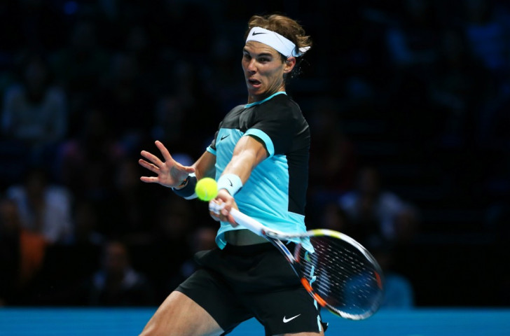 Spain's Rafael Nadal came from a set down against compatriot David Ferrer to win his final round-robin match