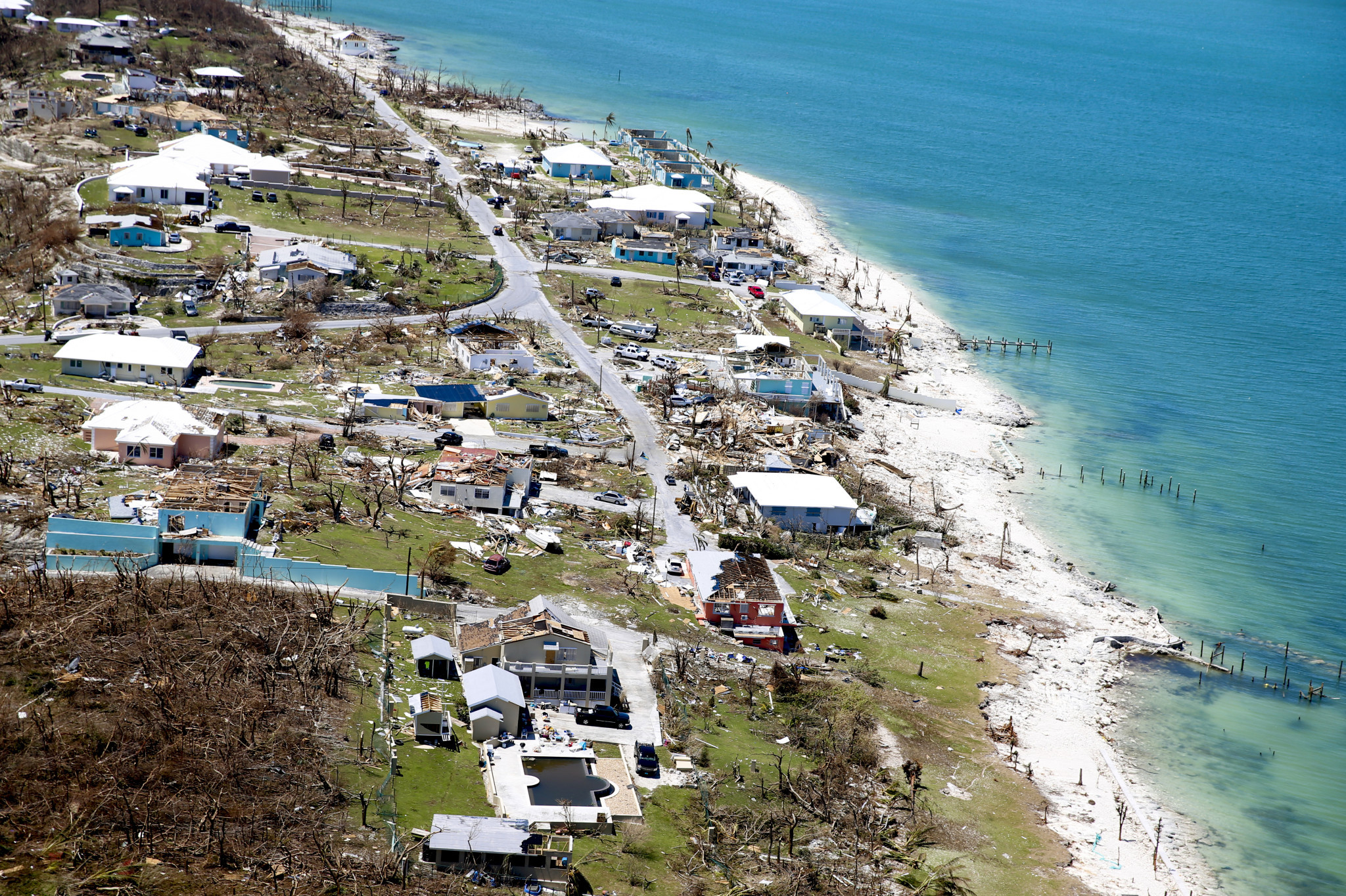 Grand Bahama and Abaco were the heaviest hit areas by the hurricane ©Getty Images