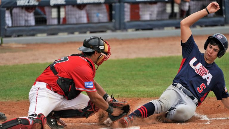 The United States thrashed Canada in South Korea ©WBSC