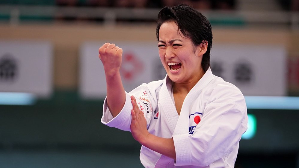 Kiyou Shimizu of Japan will contest a fifth Karate 1-Premier League final in Tokyo ©WKF