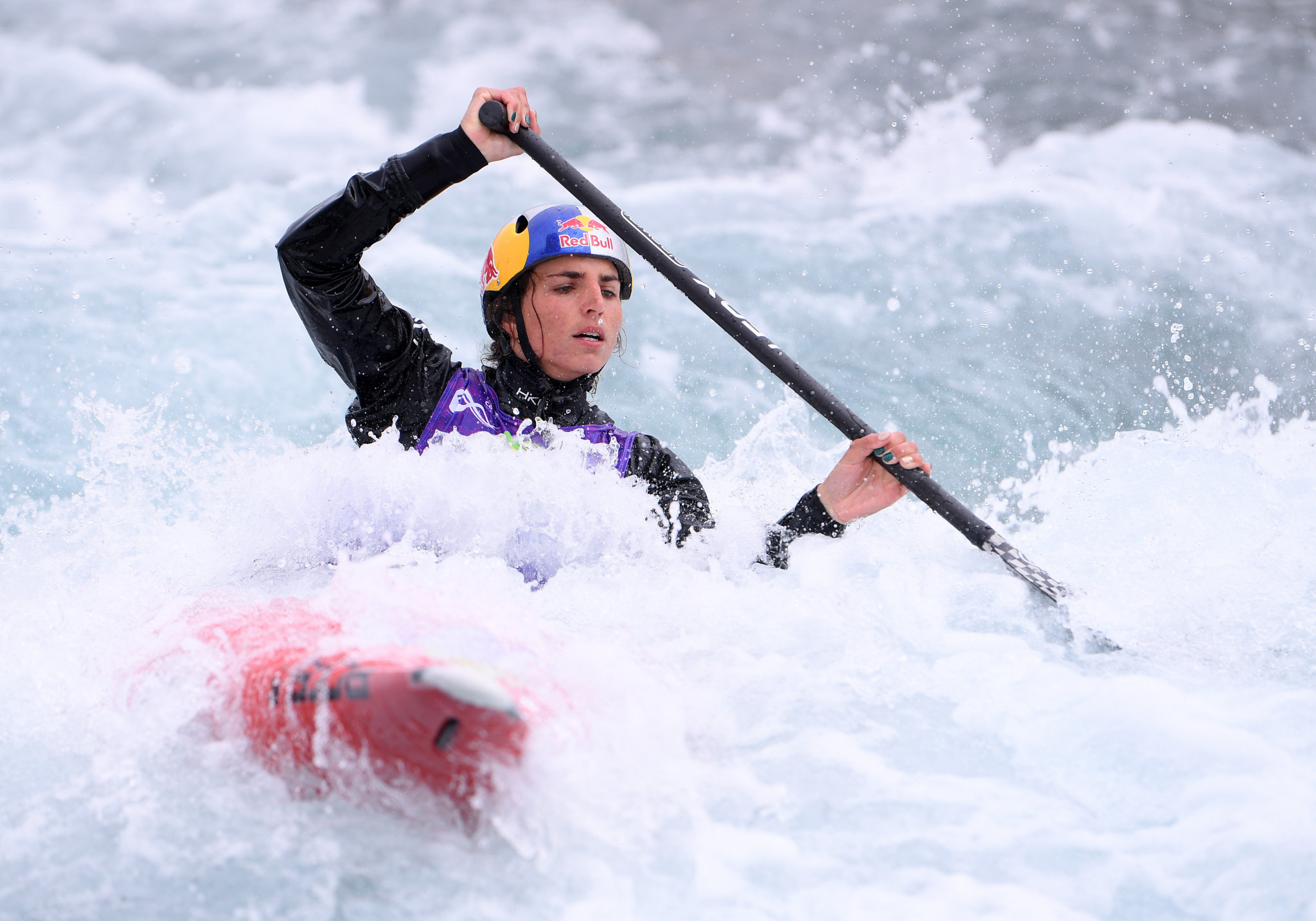 Jessica Fox etained her overall K1 title in Prague ©ICF