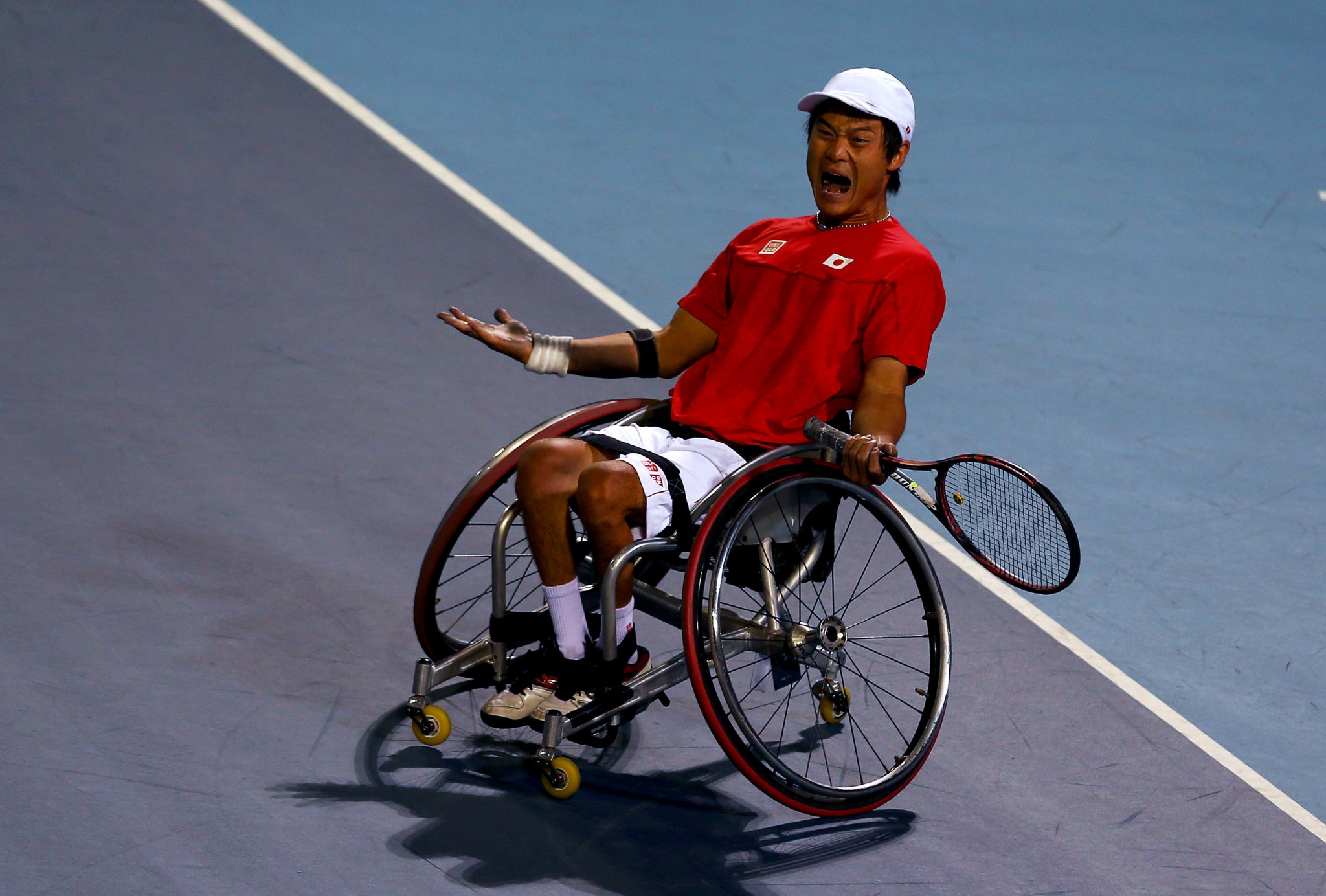 Shingo Kunieda won the second of his two Paralympic men's singles titles at London 2012 ©Getty Images