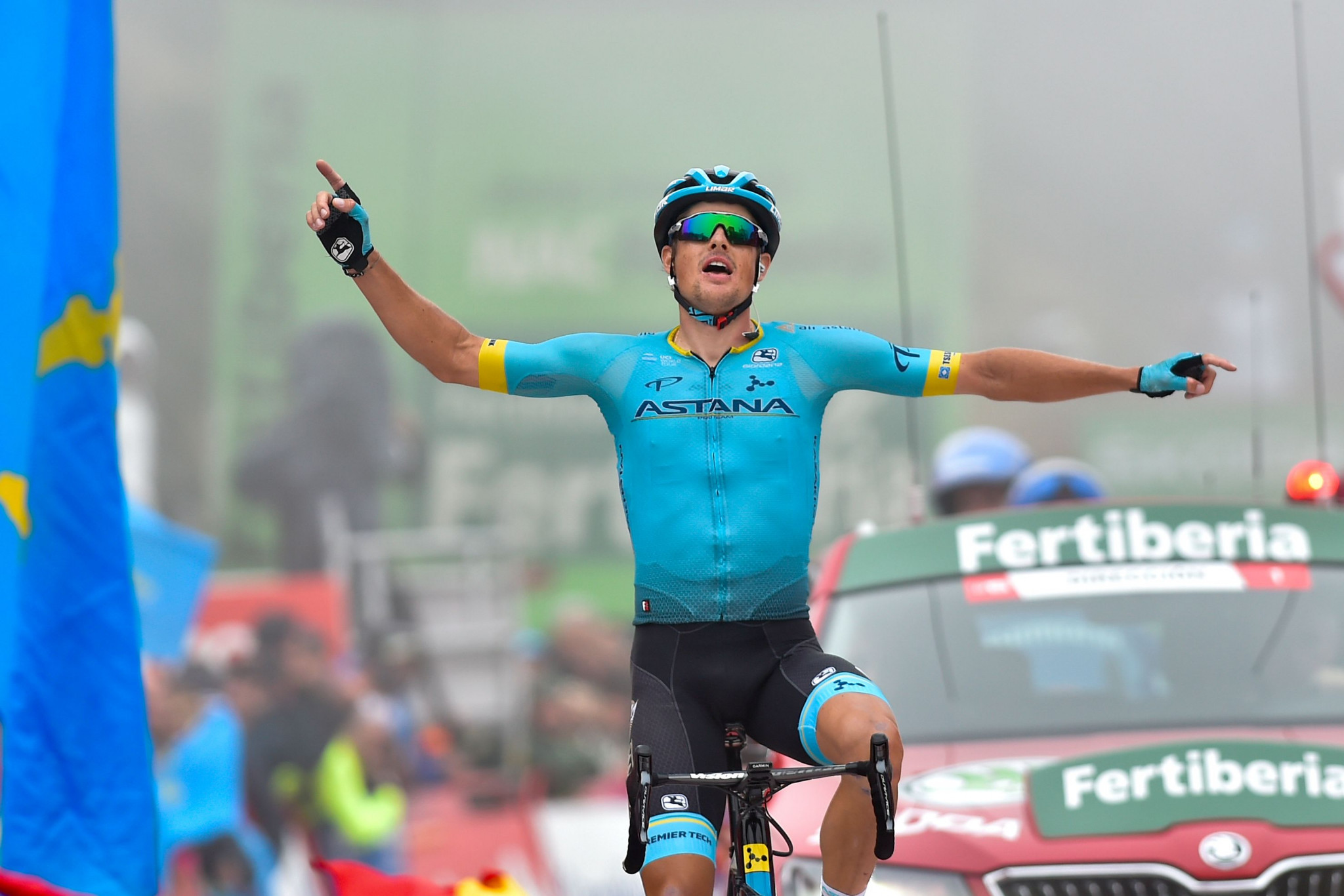 Danish rider Jakob Fuglsang won stage 16 of the Vuelta a España ©Getty Images