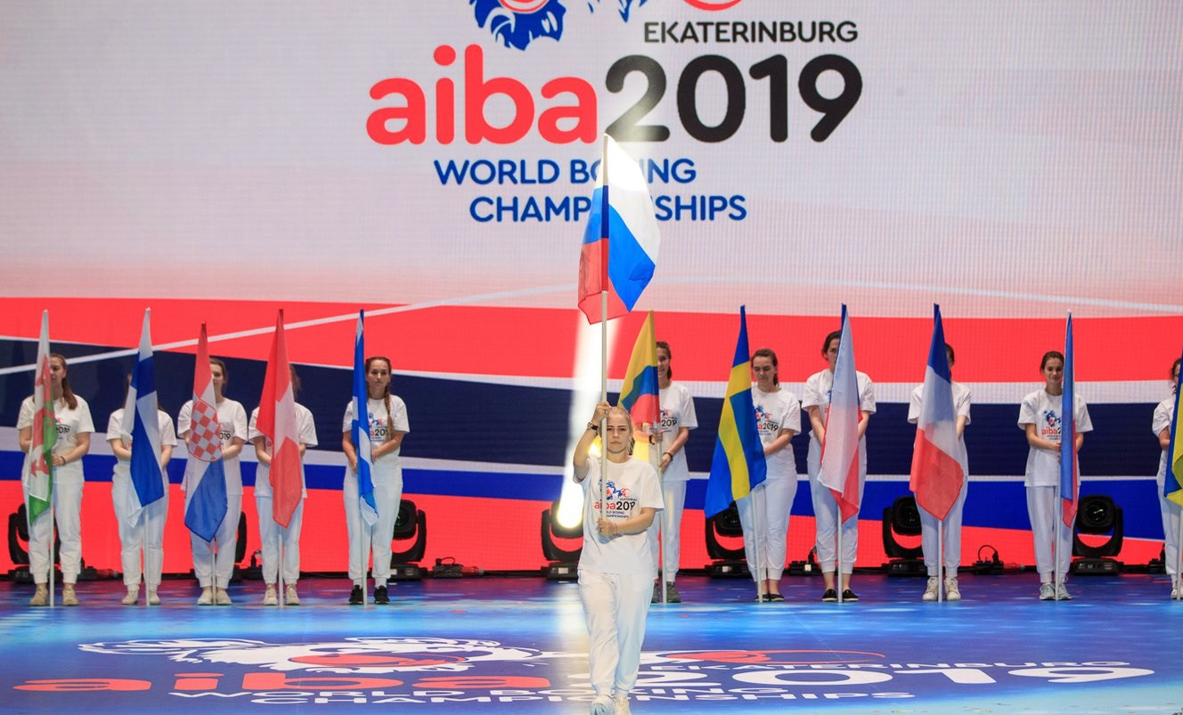 Putin's message was played during the AIBA Men's World Championships Opening Ceremony ©Yekaterinburg 2019