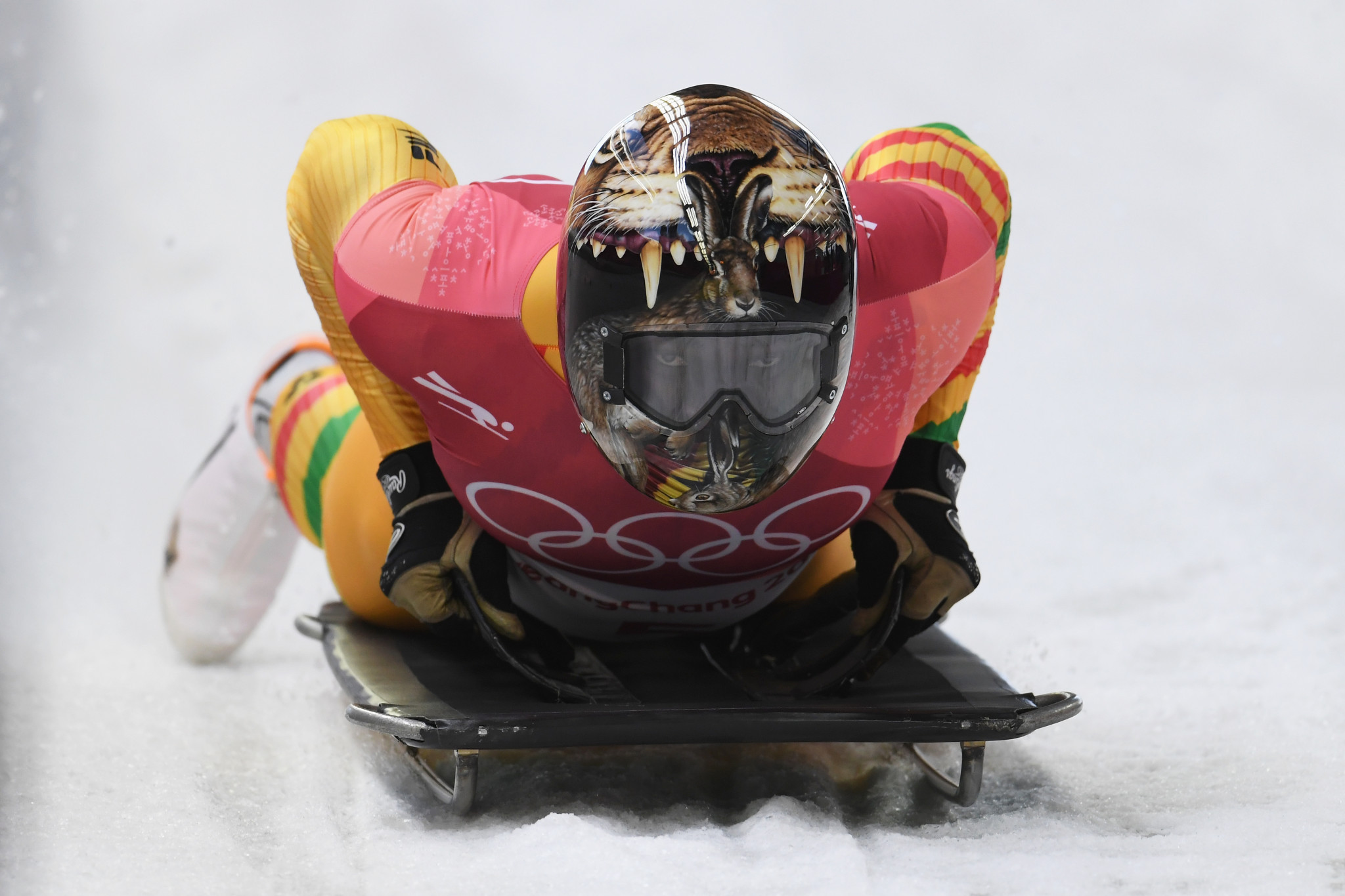 Akwasi Frimpong became Ghana's first Winter Olympian in skeleton at Pyeongchang 2018 ©Getty Images