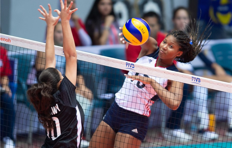 United States dominated Egypt with a straight-sets victory ©FIVB