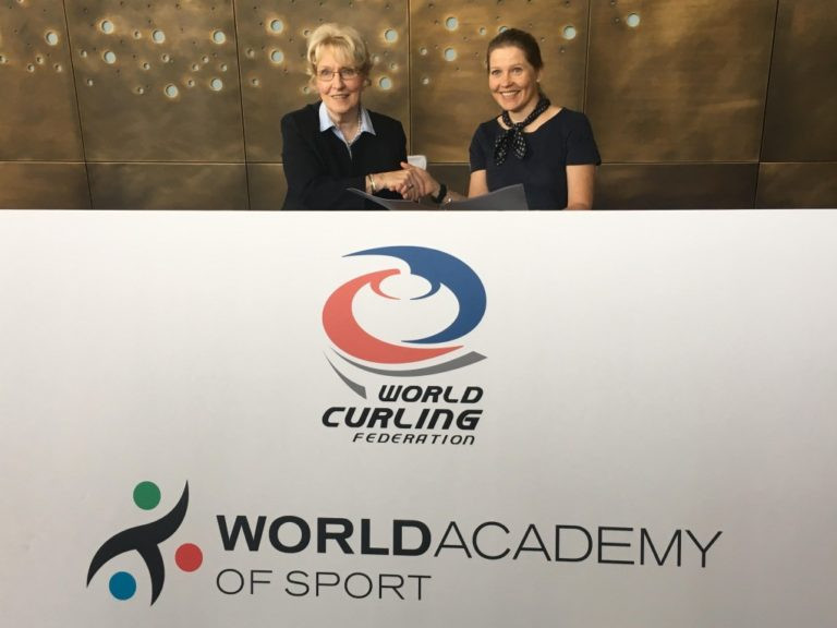 The World Curling Federation and the World Academy of Sport joined together to establish the World Curling Academy in November 2018 ©WCF