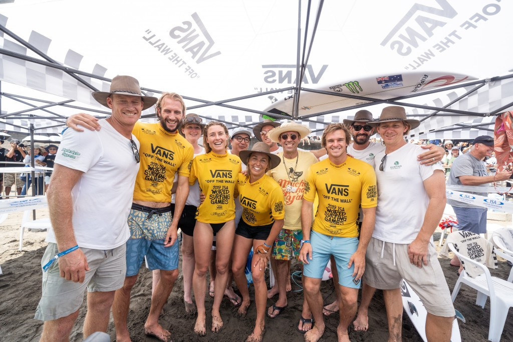 Australia win Aloha Cup at World Surfing Games