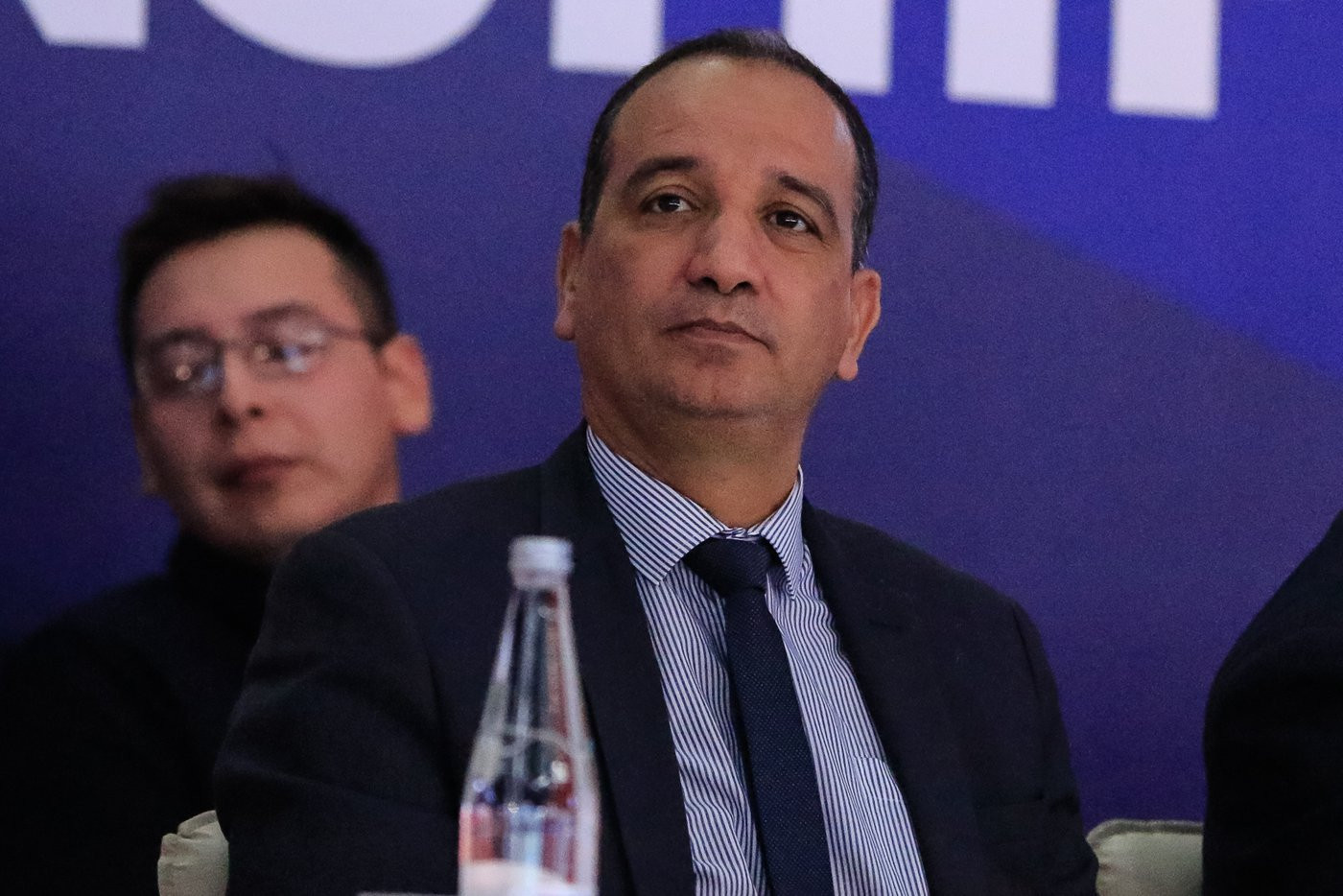 AIBA Interim President Mohamed Moustahsane at the afternoon session ©Yekaterinburg 2019