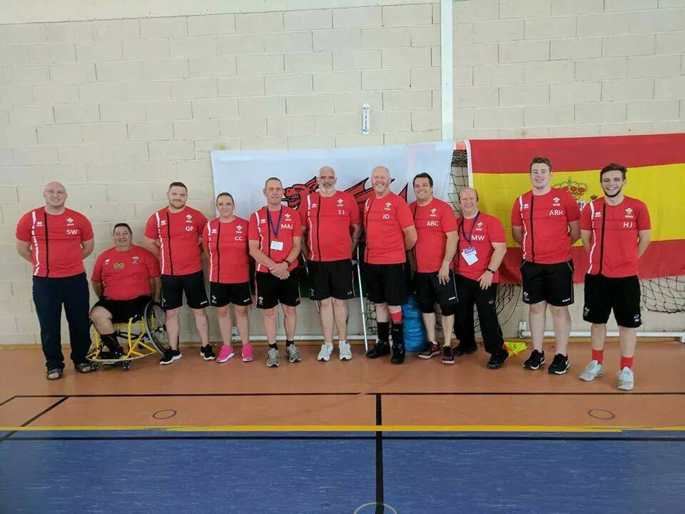 The Wales Wheelchair Rugby League squad will host the 2019 Four Nations tournament at Plas Madoc Leisure Centre ©Facebook Wales Wheelchair Rugby League