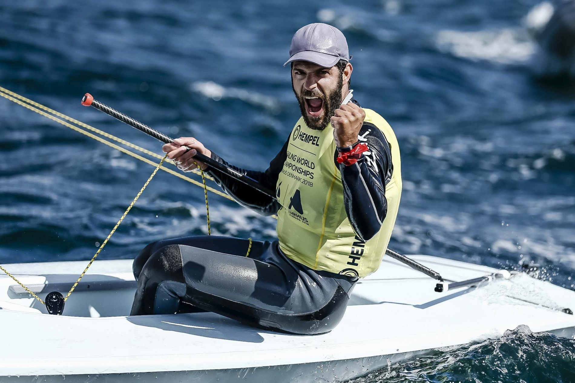 Pavlos Kontides moved up to third in the men's laser rankings ©Getty Images