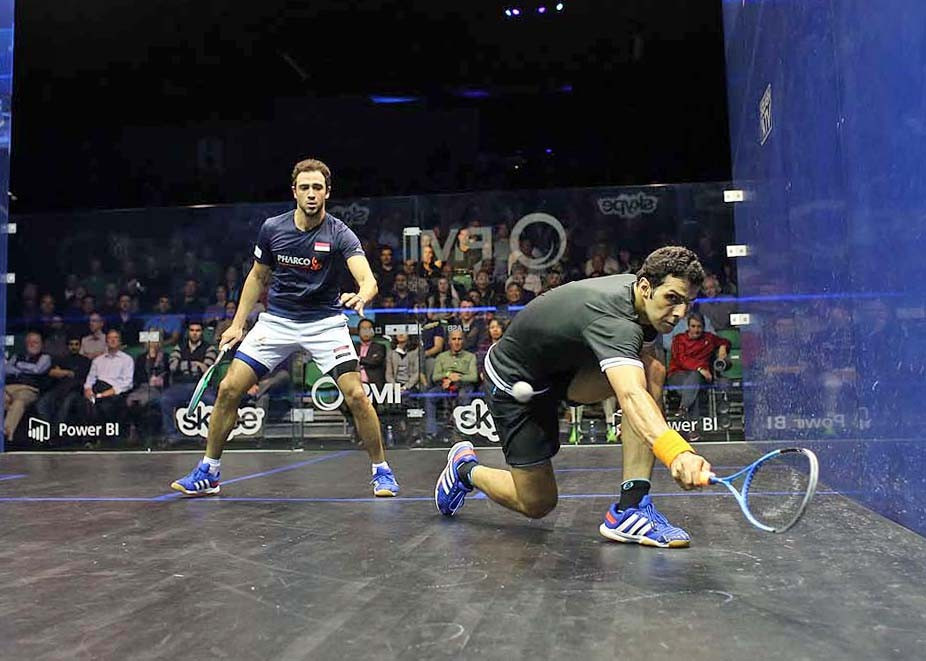 Egypt's Omar Mosaad claimed a surprise win over defending champion Ramy Ashour ©squashpics