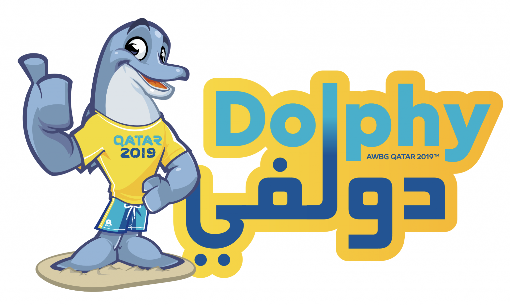 Dolphy the dolphin will serve as ANOC World Beach Games mascot ©ANOC