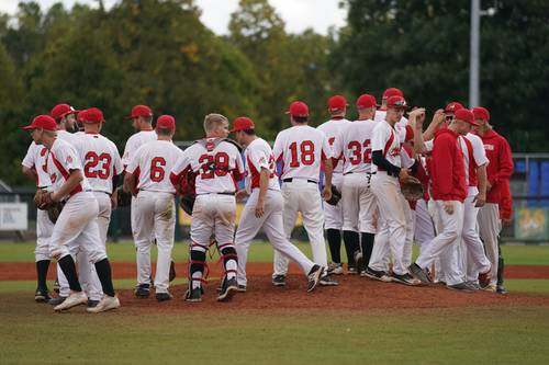 Austria proved too strong for Great Britain in their classification game ©Baseball-em.de