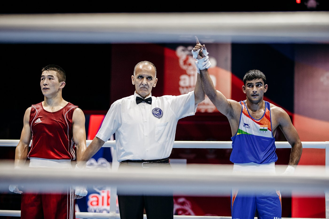 The Indian boxer secured a unanimous victory ©Yekaterinburg 2019