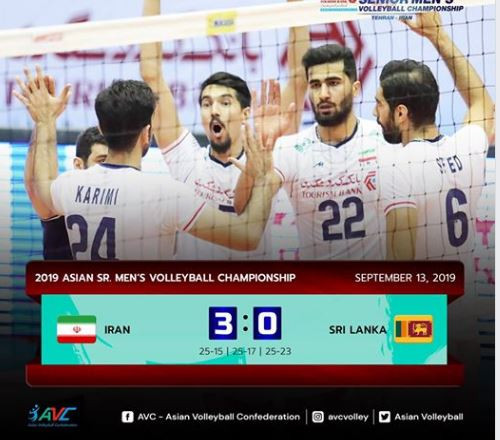 Hosts Iran made an ideal start to the Asian Men's Volleyball Championship ©AVC