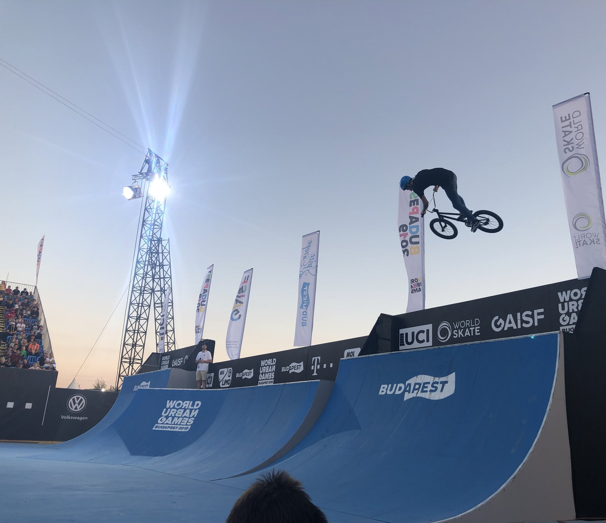 The first ever day of the World Urban Games saw six sports take place in Budapest ©Twitter/GAISF
