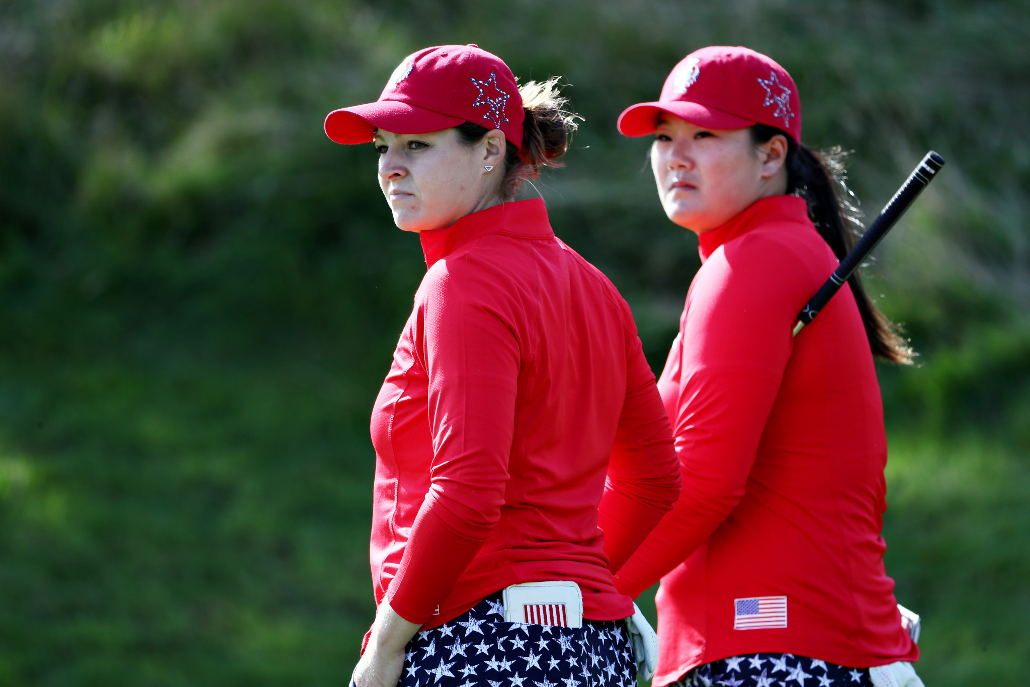 Ally McDonald and Angel Yin equalled the biggest fourballs win in the history of the competition ©Getty Images