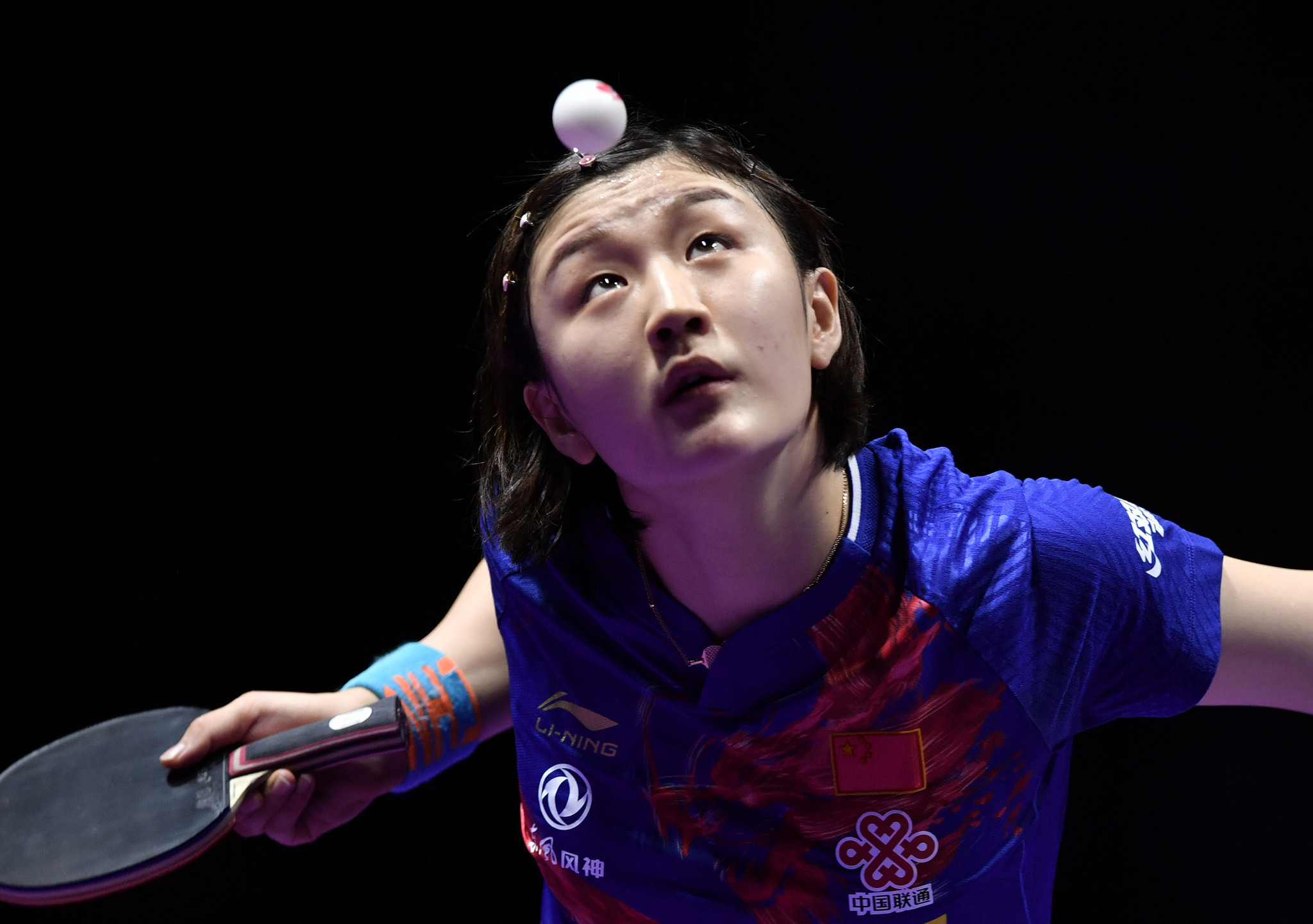 Five of the top women's singles players in the world will be in action, including number one Chen Meng ©Getty Images