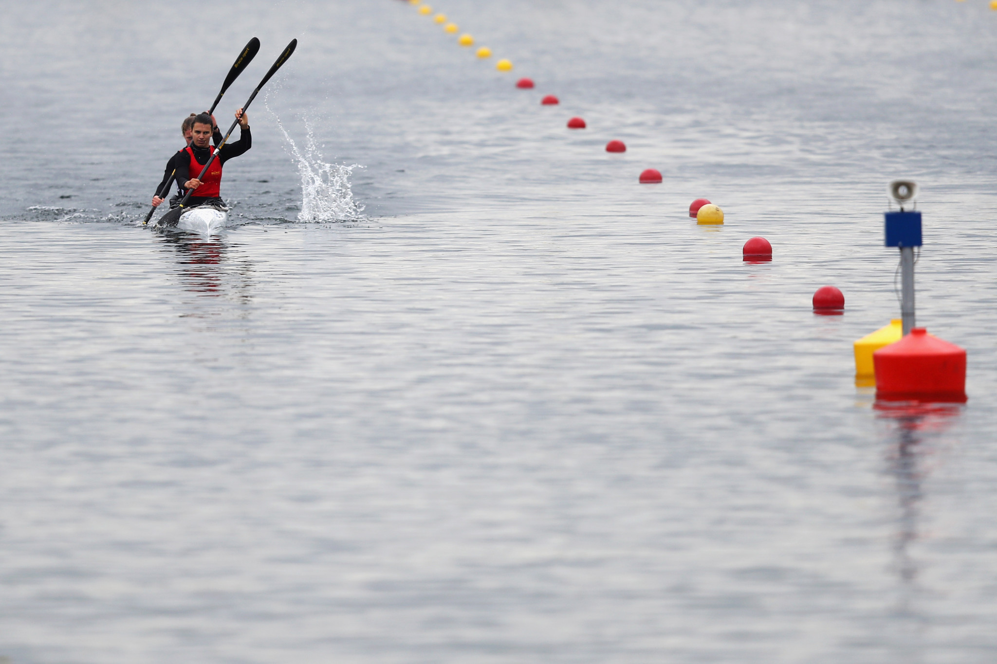 Lize Broekx and Hermien Peters enjoyed a one-two finish in the women's K1 500m ©Getty Images
