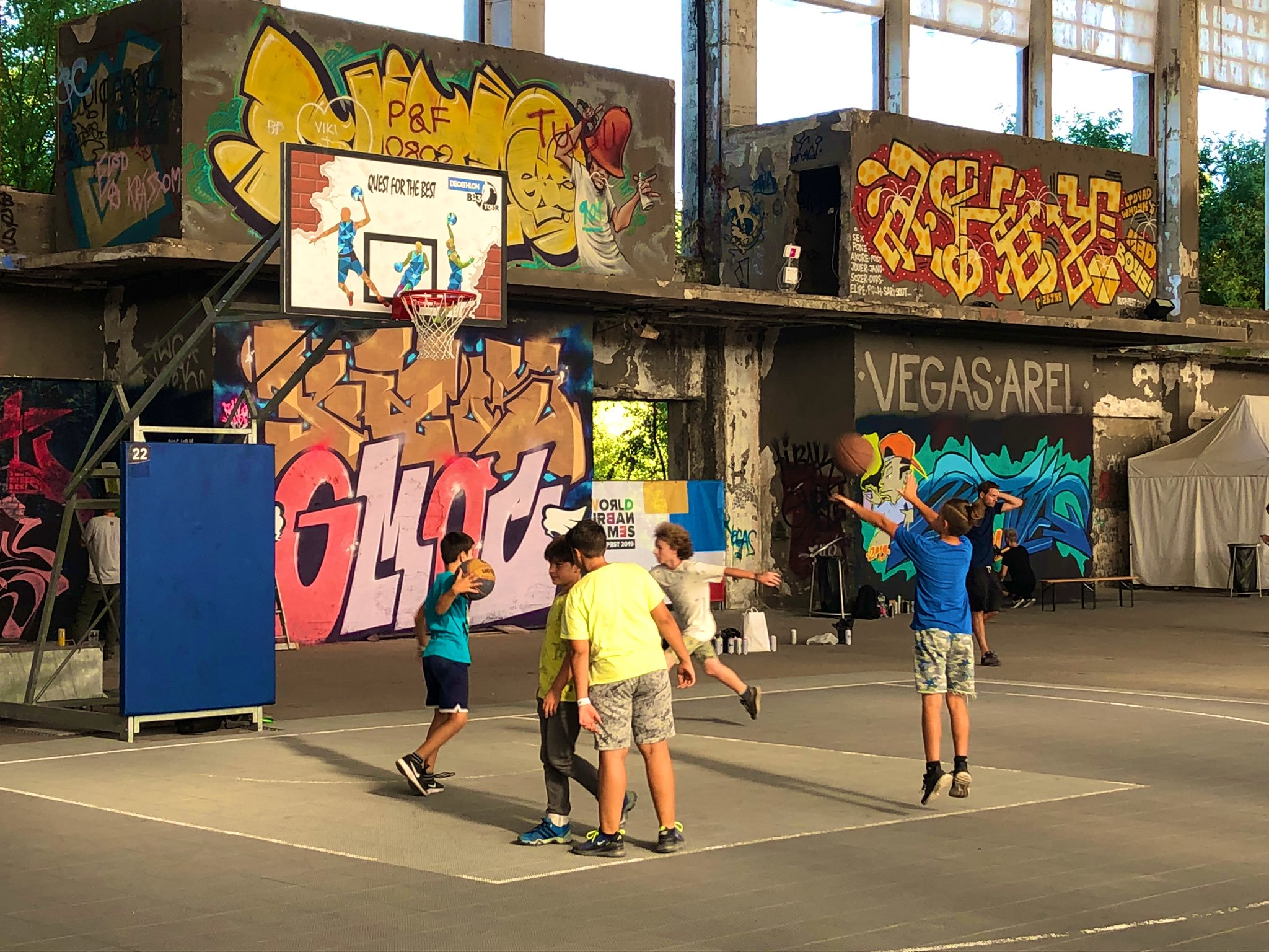 Basketball would also prove popular among visitors ©WUG Budapest 2019
