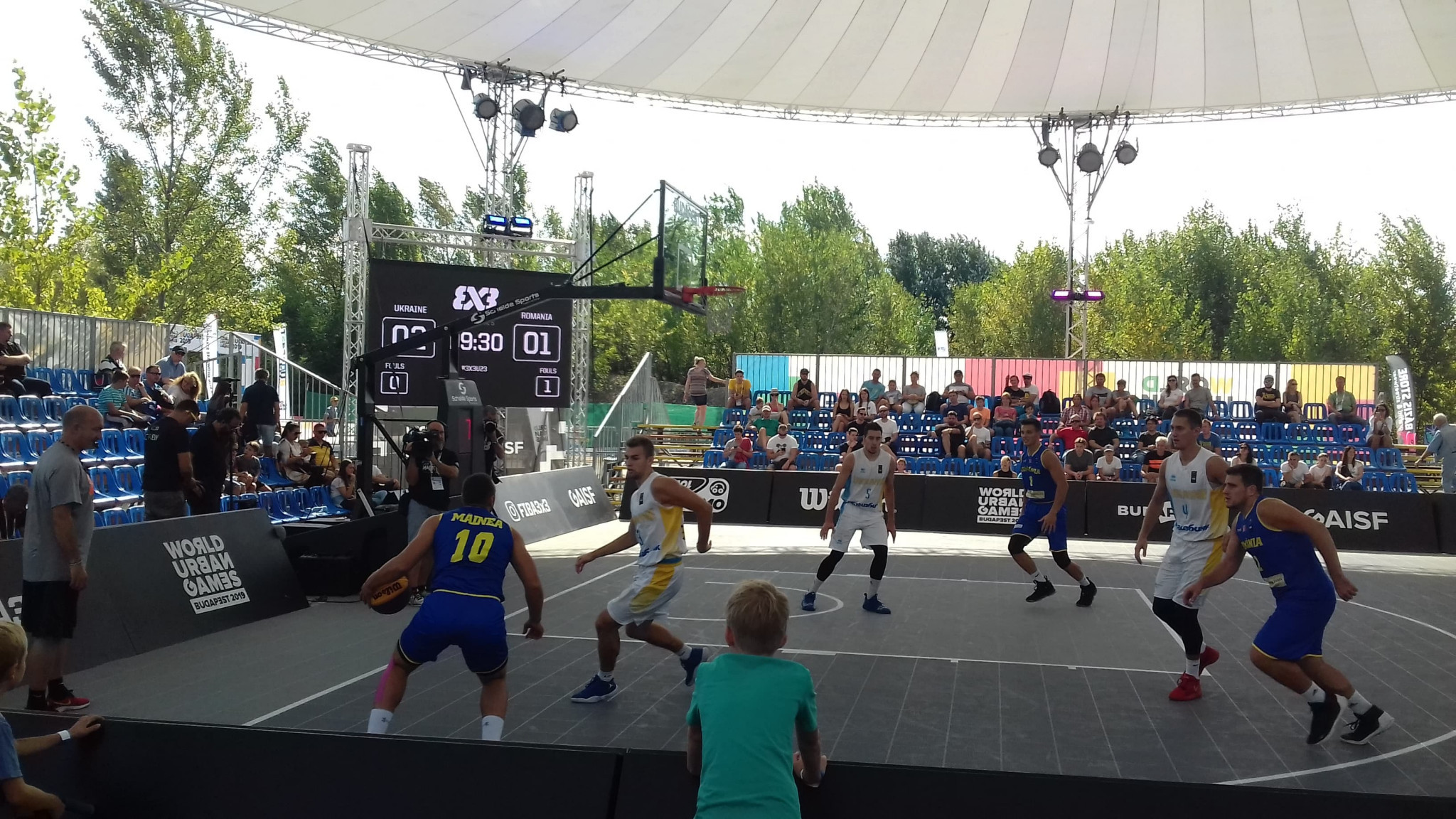 Pool matches in 3x3 basketball continued throughout the day ©ITG