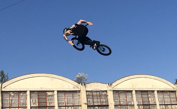 Men's BMX freestyle qualification was held ahead of tomorrow's finals ©WUG Budapest 2019