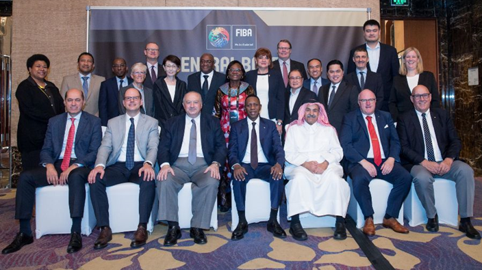 The FIBA Central Board for the 2019-2023 term of office met for the first time in Beijing ©FIBA