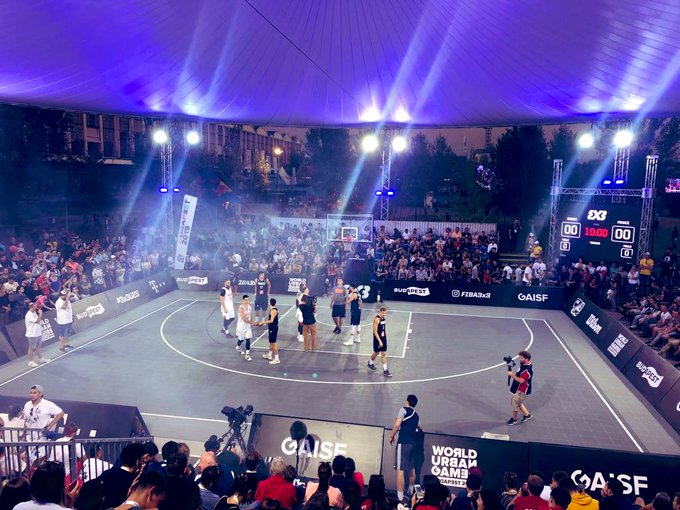 France and Russia clashed in both 3x3 basketball finals ©WUG Budapest