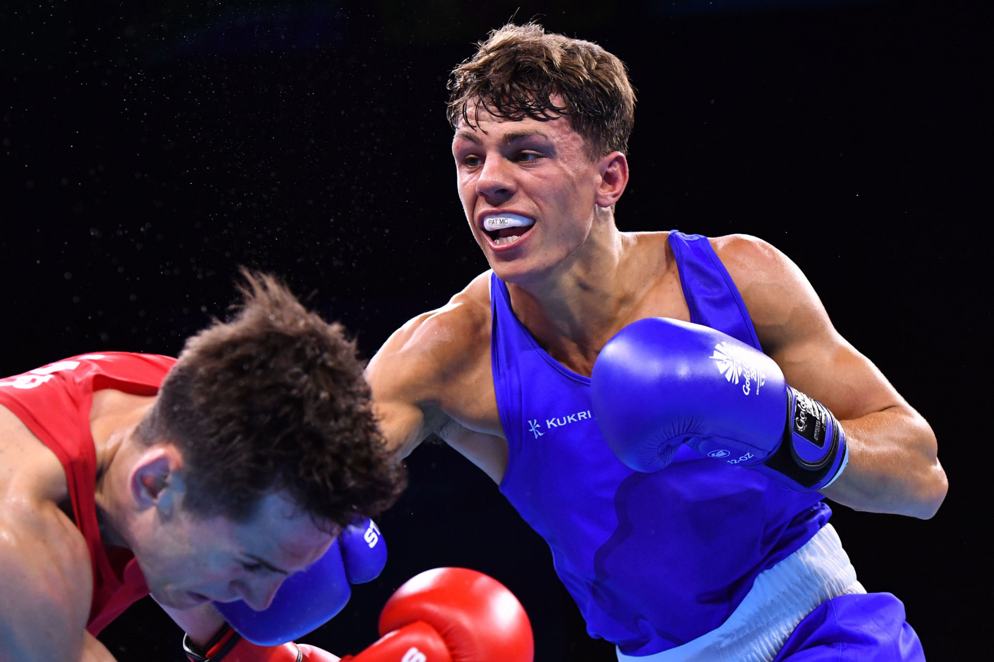 England's Pat McCormack narrowly defeated Aidan Walsh of Ireland in a repeat of the Gold Coast 2018 Commonwealth Games welterweight final ©Getty Images