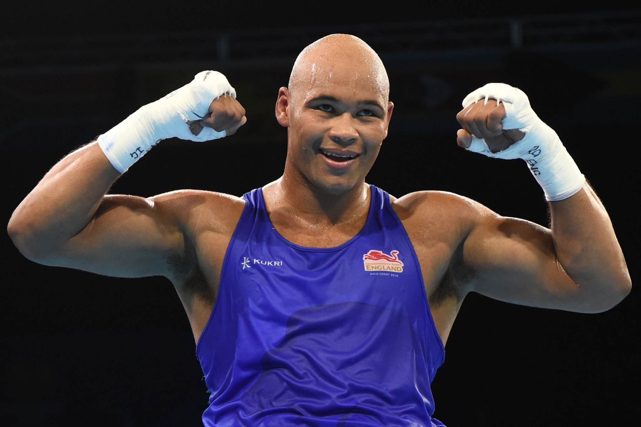 England's Commonwealth Games champion Frazer Clarke won his first bout at the AIBA World Championships ©Getty Images