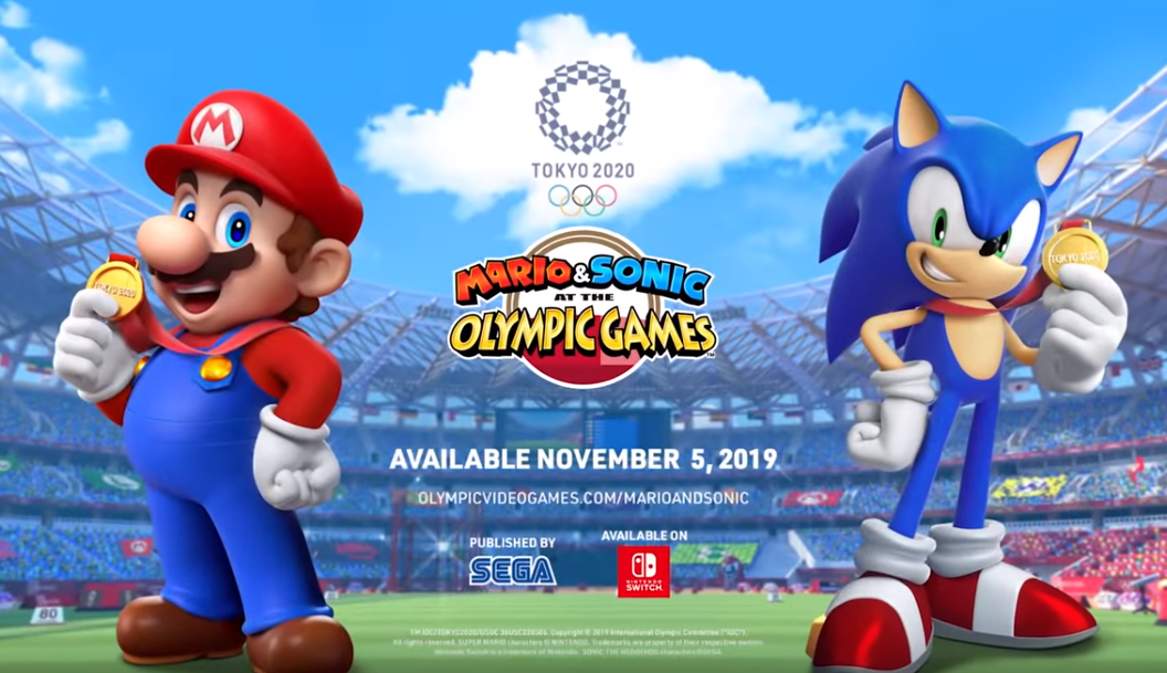 Mario and Sonic have teamed up for the ultimate Olympic gaming experience ©Nintendo/Sega