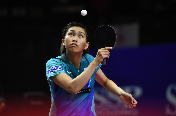 Japan's Hitomi Sato battled hard but could not avoid defeat by Sun Yingsha as China won a seventh consecutive women's team title at the Asian Table Tennis Championships in Indonesia ©Getty Images