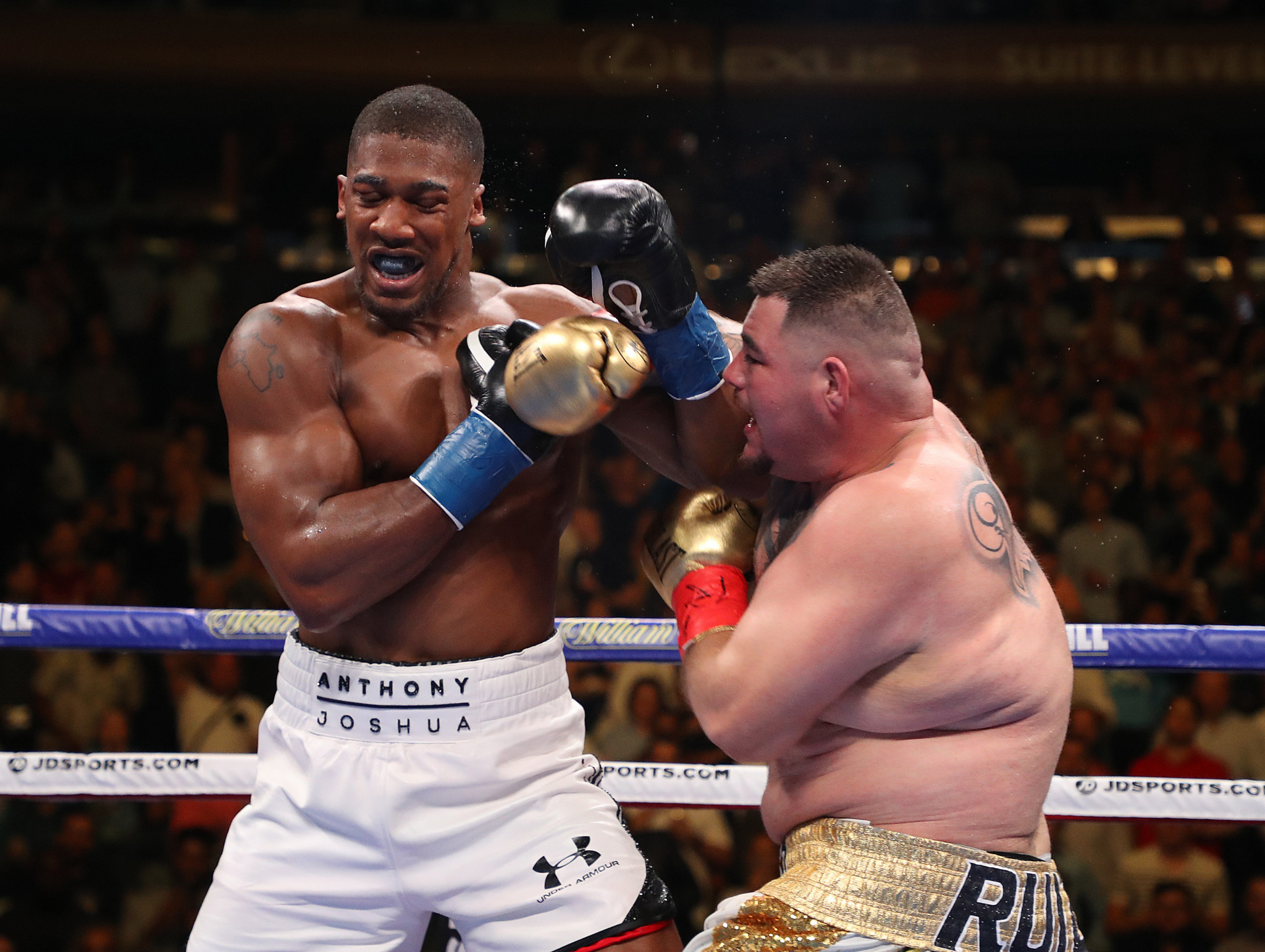 Anthony Joshua reportedly suffered concussion during his fight with Andy Ruiz ©Getty Images