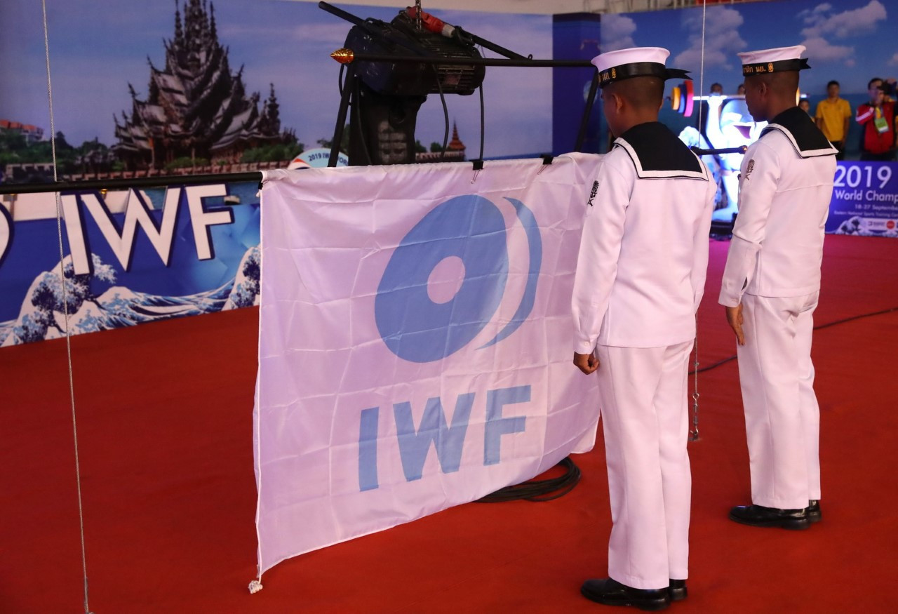 As did the raising of the IWF flag ©IWF