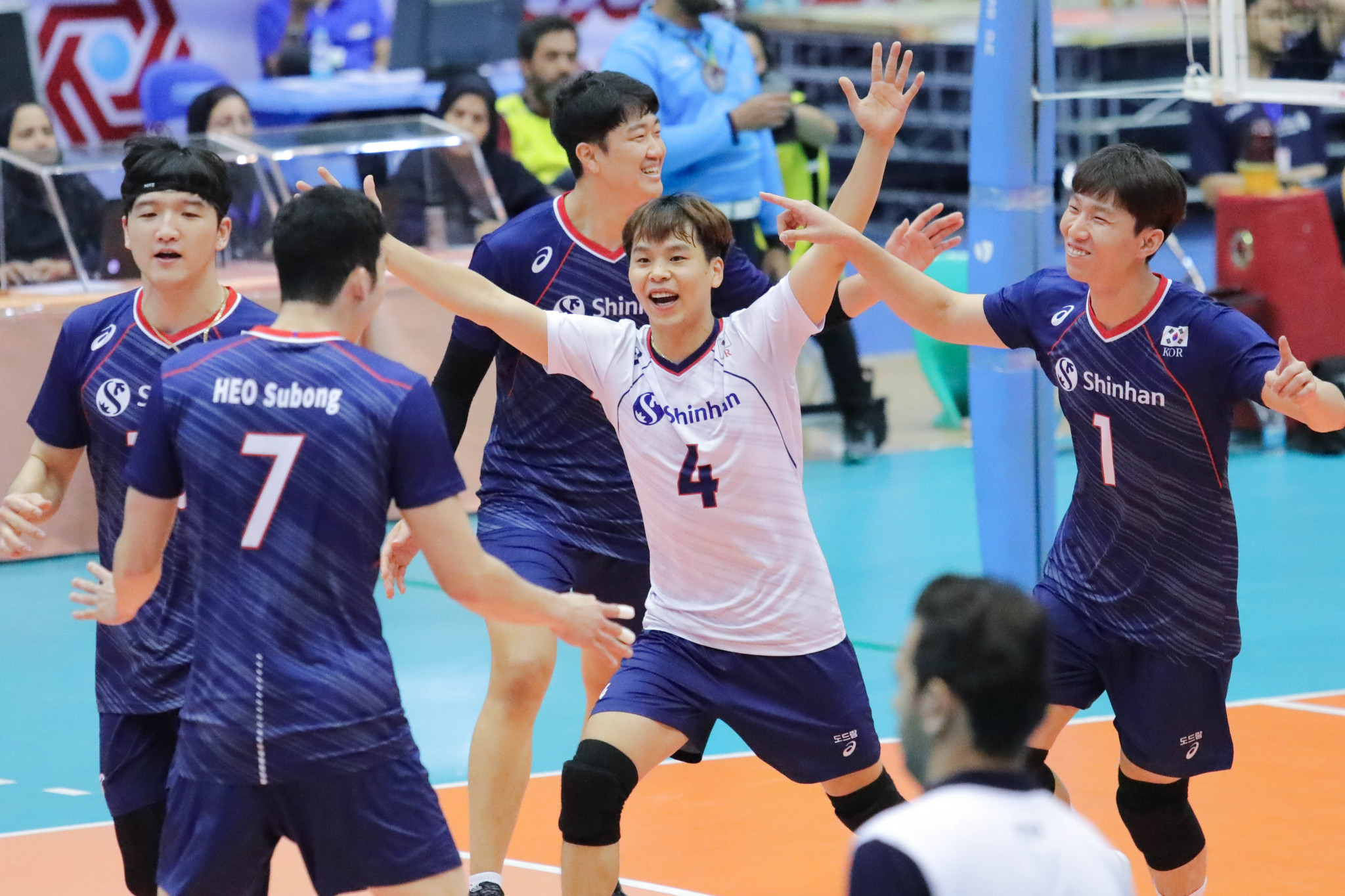 South Korea ended the unbeaten run of champions Japan ©AVC
