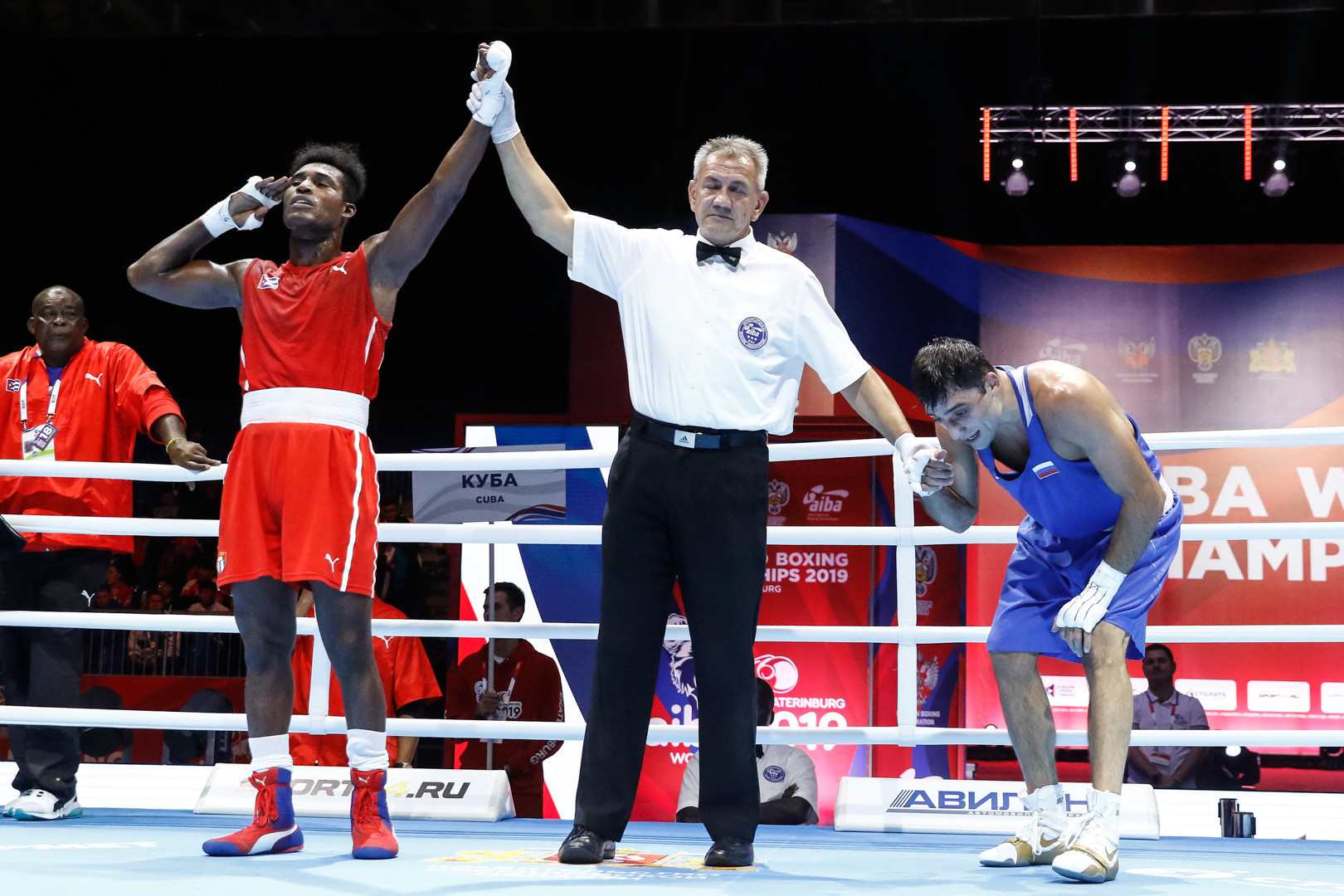 It was the defending champion that was victorious by unanimous decision ©Yekaterinburg 2019