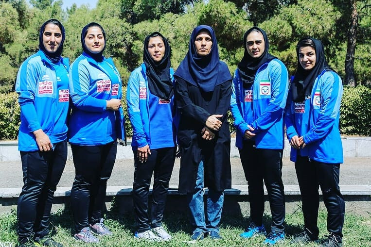 An Iranian women's team is competing at the IWF World Championships for the first time ©IRIWF
