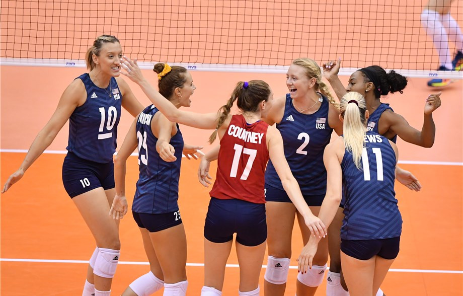 United States kept their fine start going by beating Brazil ©FIVB  