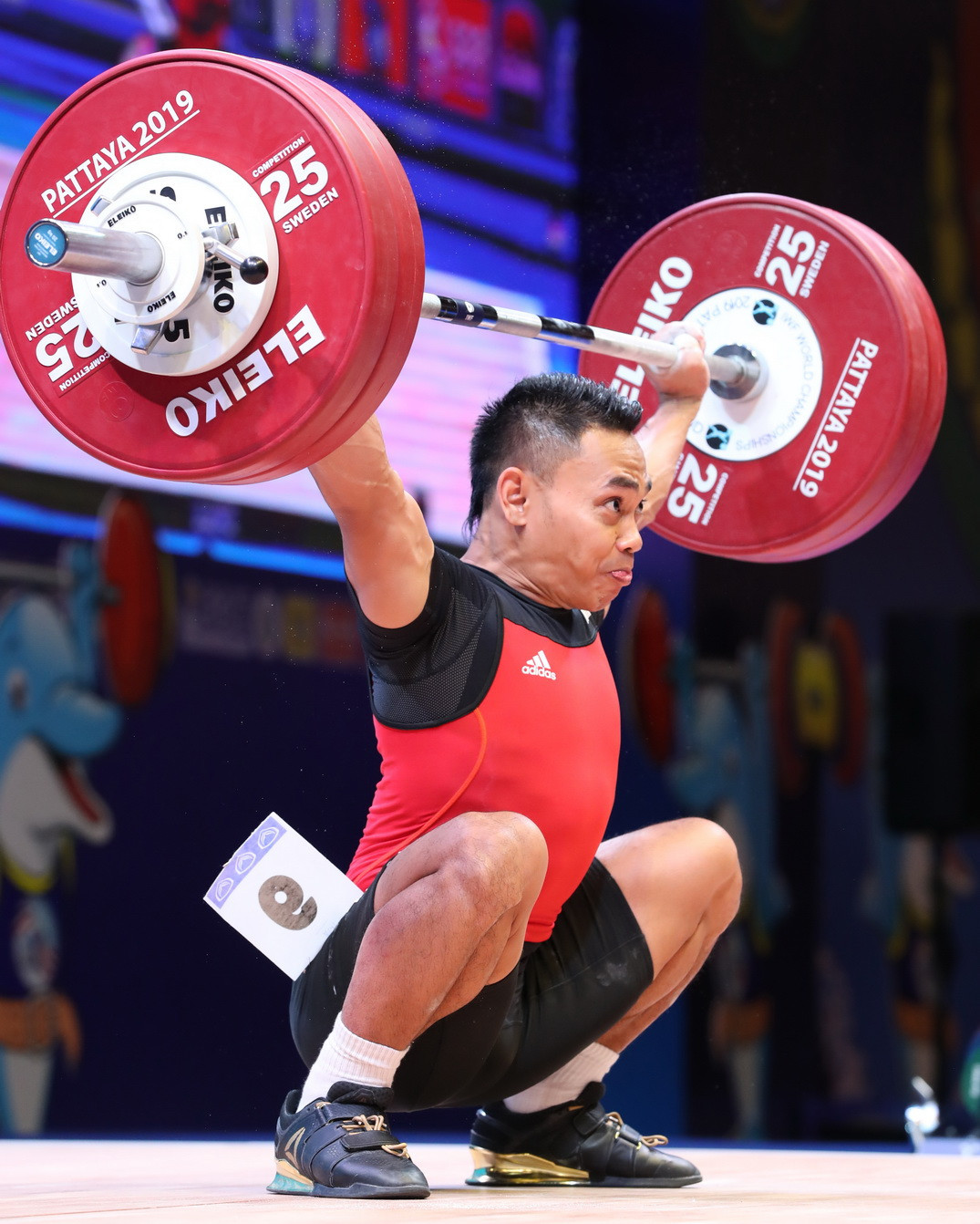 Defending champion Eko Yuli Irawan of Indonesia was the overall runner-up with 306kg ©IWF