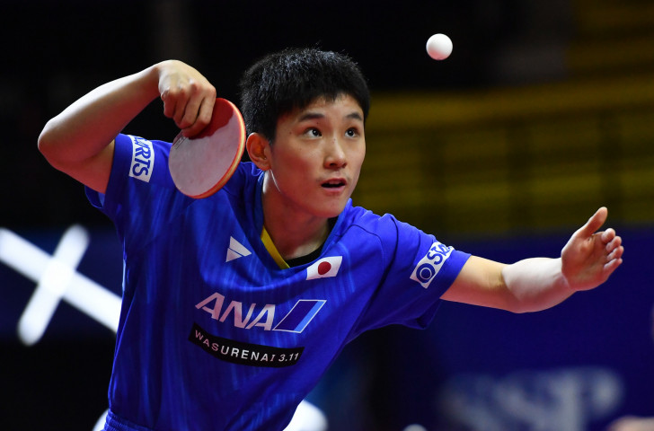 Japanese prodigy Tomokazu Harimoto moved smoothly into the fourth round of the men's singles ©Getty Images