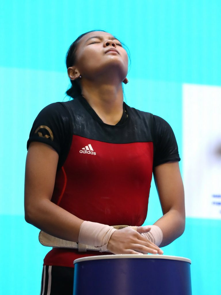 There was also an impressive performance by 17-year-old Indonesian Windy Cantika Aisah, who improved her own youth world records in the snatch, clean and jerk and total ©IWF