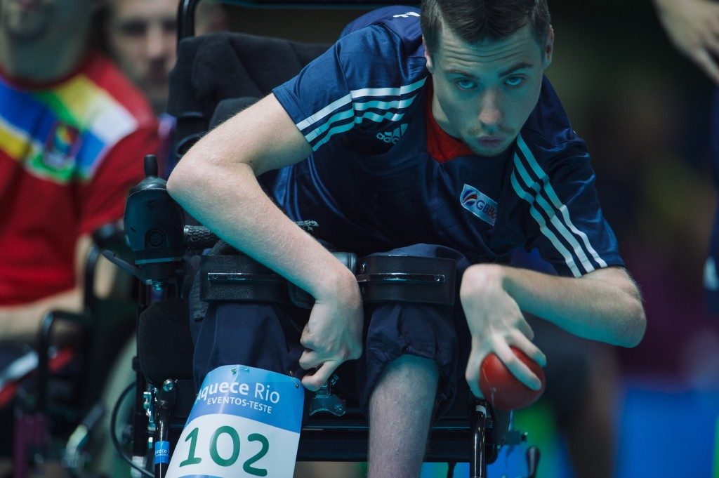 Beijing 2008 gold medallist David Smith was one of the winners at the boccia test event