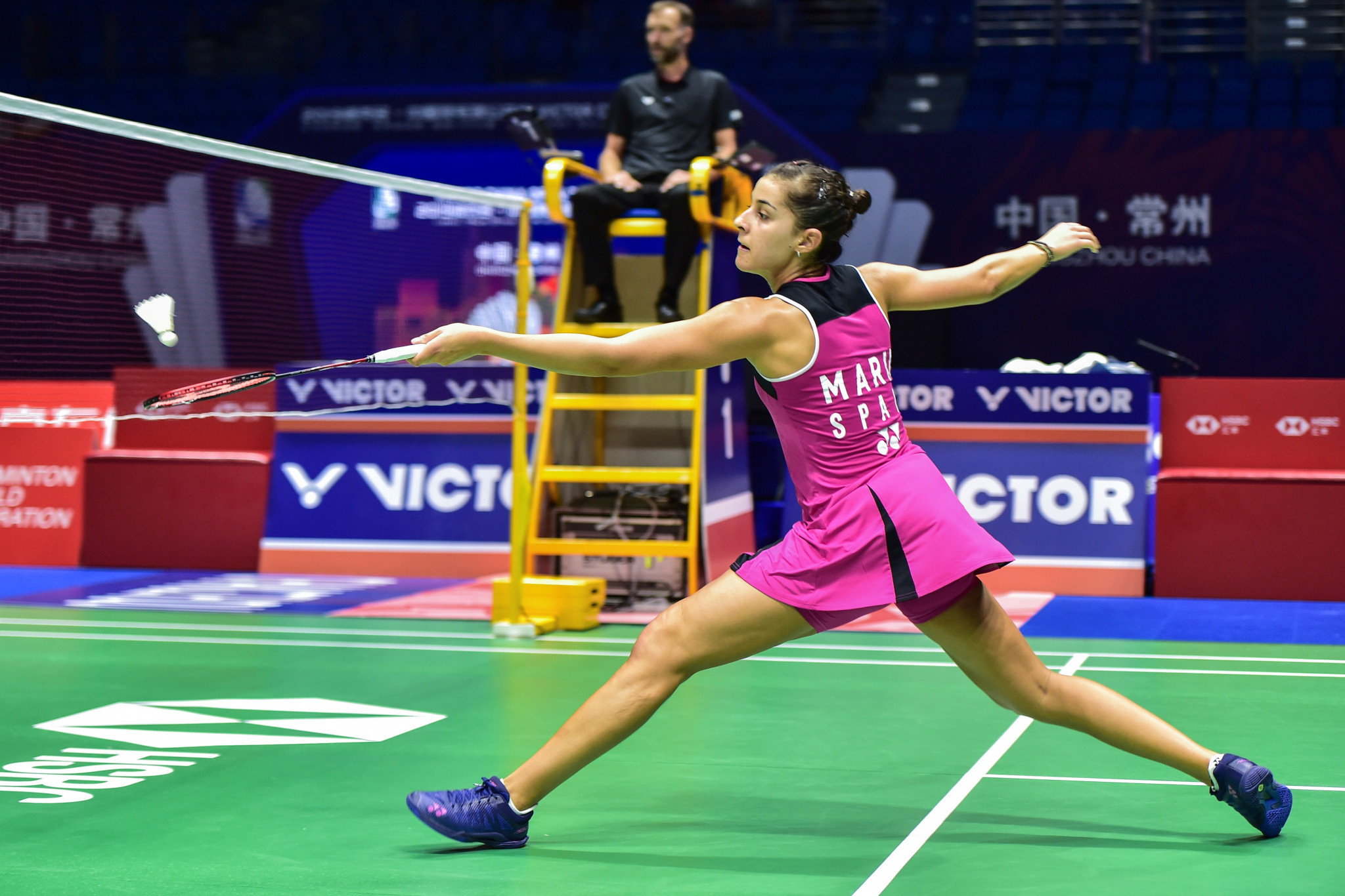 Olympic champion Marín through to semi-finals at BWF China Open