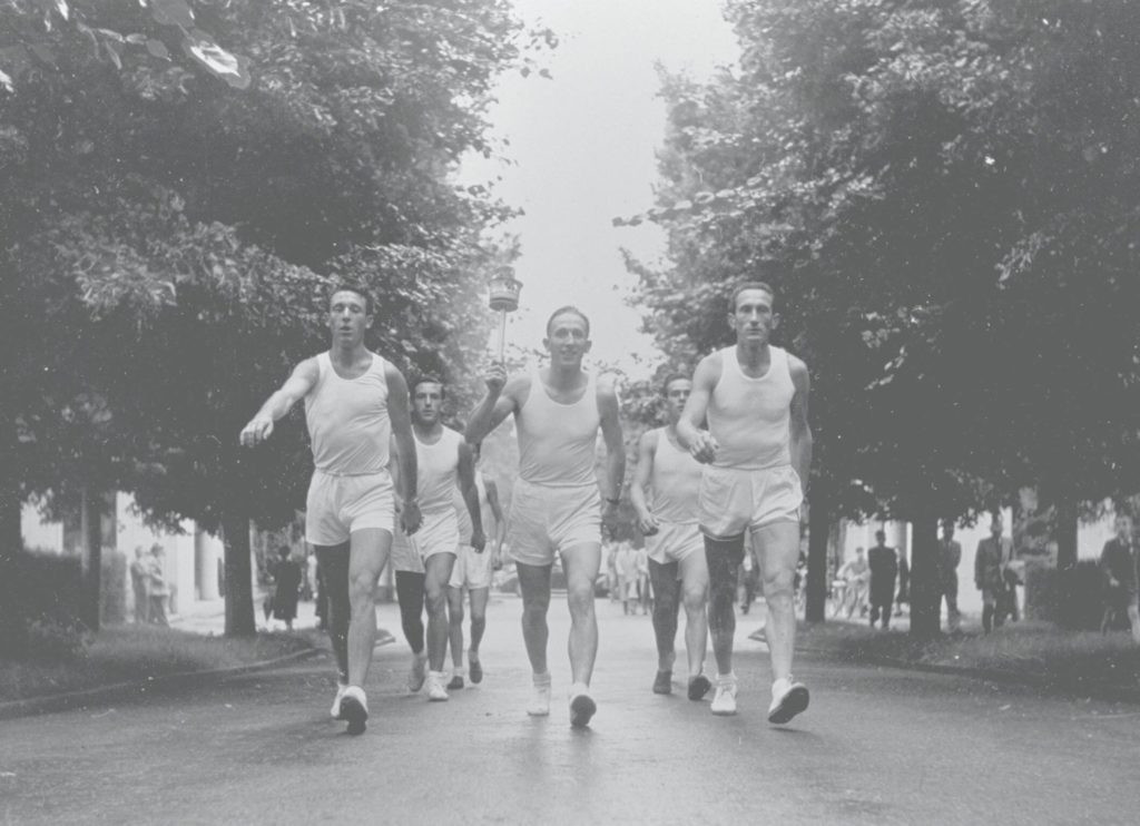 The Torch relay in London in 1948 ©Lausanne 2020
