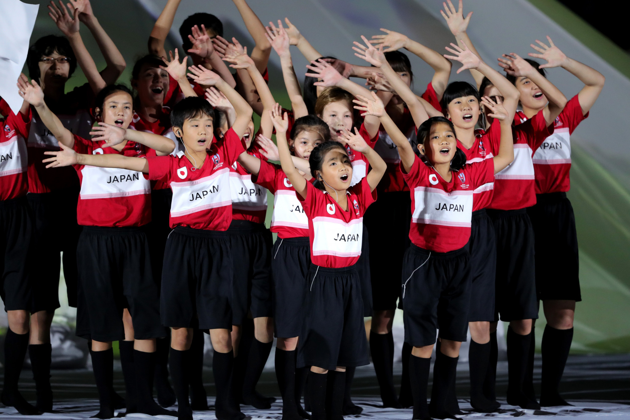 Children sang the World in Union theme ©Getty Images