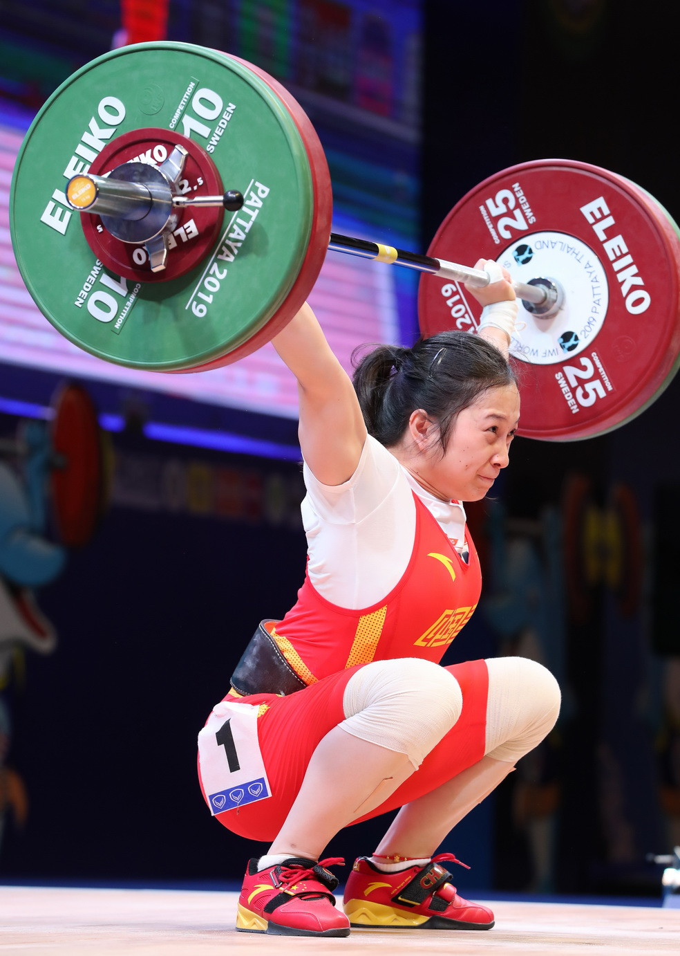China's Liao Qiuyun came out on top in the women's 55kg event ©IWF